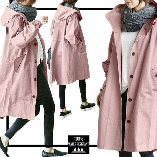 Emily® | Trench elegante, monocolore e ampio